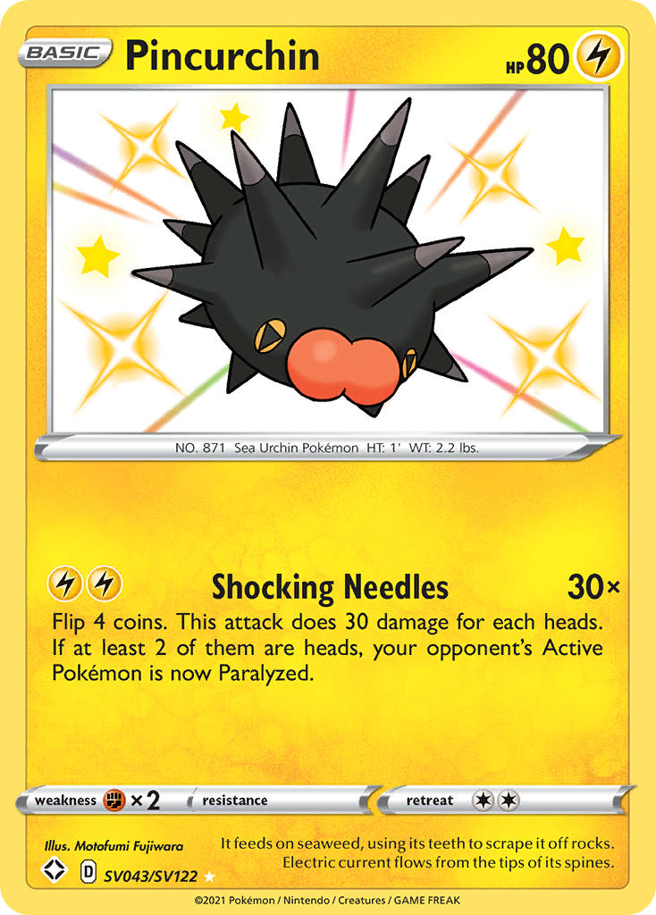 Pincurchin (SV043/SV122) [Sword & Shield: Shining Fates] - Card Brawlers | Quebec | Canada | Yu-Gi-Oh!