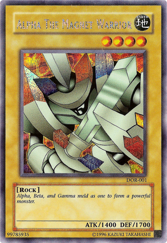 Alpha the Magnet Warrior [DOR-001] Secret Rare - Yu-Gi-Oh! - Card Brawlers | Quebec | Canada |