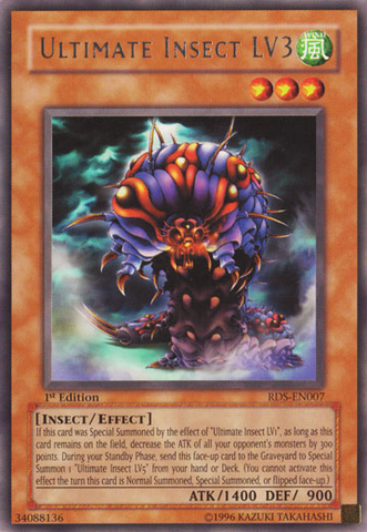 Ultimate Insect LV3 [RDS-EN007] Rare - Card Brawlers | Quebec | Canada | Yu-Gi-Oh!