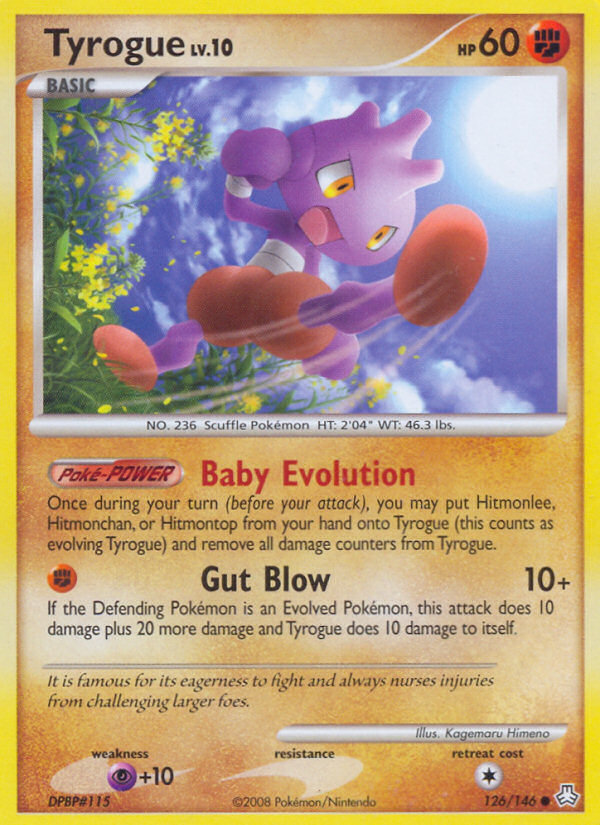 Tyrogue (126/146) [Diamond & Pearl: Legends Awakened] - Card Brawlers | Quebec | Canada | Yu-Gi-Oh!