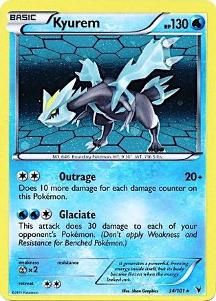 Kyurem (34/101) (Cosmos Holo) [Black & White: Noble Victories] - Card Brawlers | Quebec | Canada | Yu-Gi-Oh!