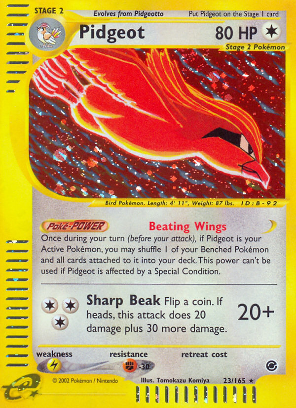 Pidgeot (23/165) [Expedition: Base Set] - Card Brawlers | Quebec | Canada | Yu-Gi-Oh!