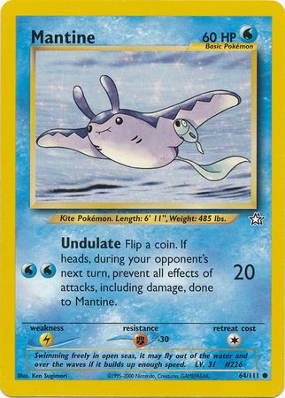 Mantine (64/111) [Neo Genesis Unlimited] - Card Brawlers | Quebec | Canada | Yu-Gi-Oh!