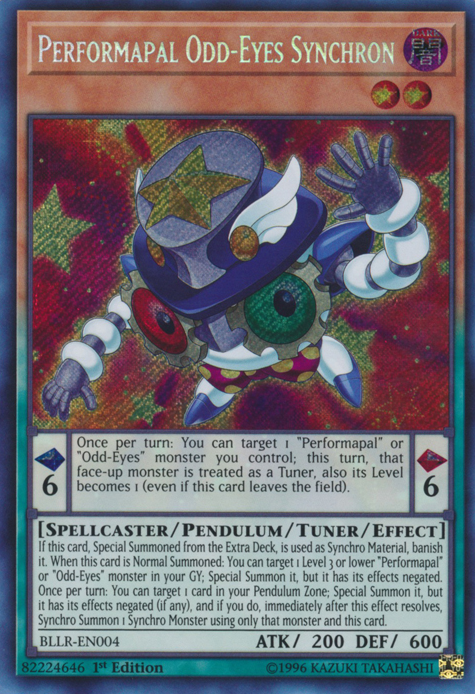 Performapal Odd-Eyes Synchron [BLLR-EN004] Secret Rare - Yu-Gi-Oh! - Card Brawlers | Quebec | Canada |