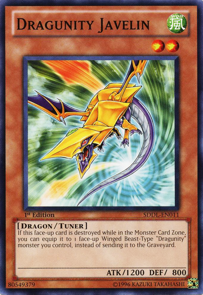 Dragunity Javelin [SDDL-EN011] Common - Yu-Gi-Oh! - Card Brawlers | Quebec | Canada |