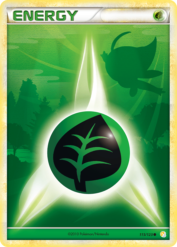 Grass Energy (115/123) [HeartGold & SoulSilver: Base Set] - Card Brawlers | Quebec | Canada | Yu-Gi-Oh!