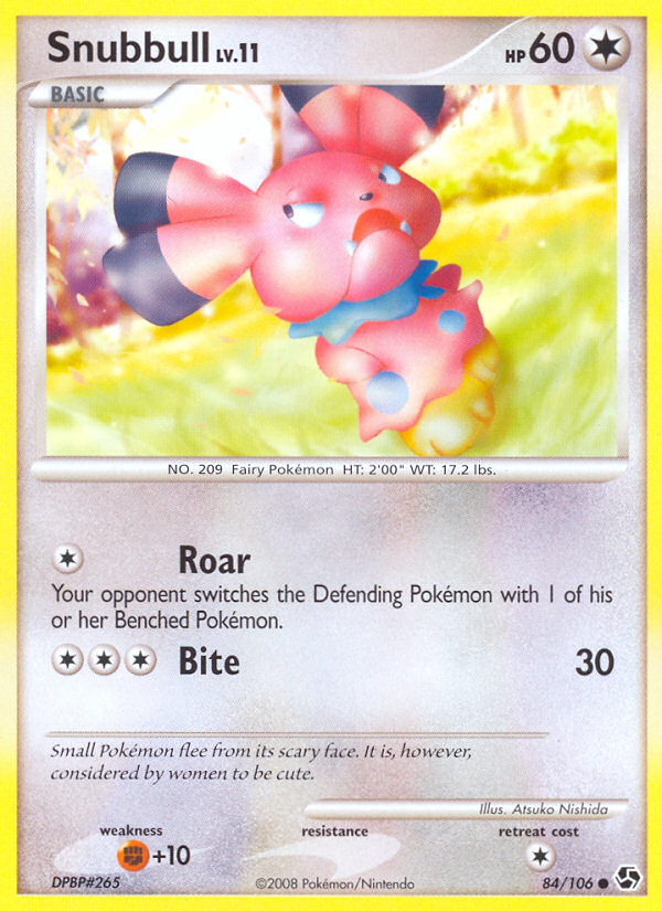 Snubbull (84/106) [Diamond & Pearl: Great Encounters] - Card Brawlers | Quebec | Canada | Yu-Gi-Oh!