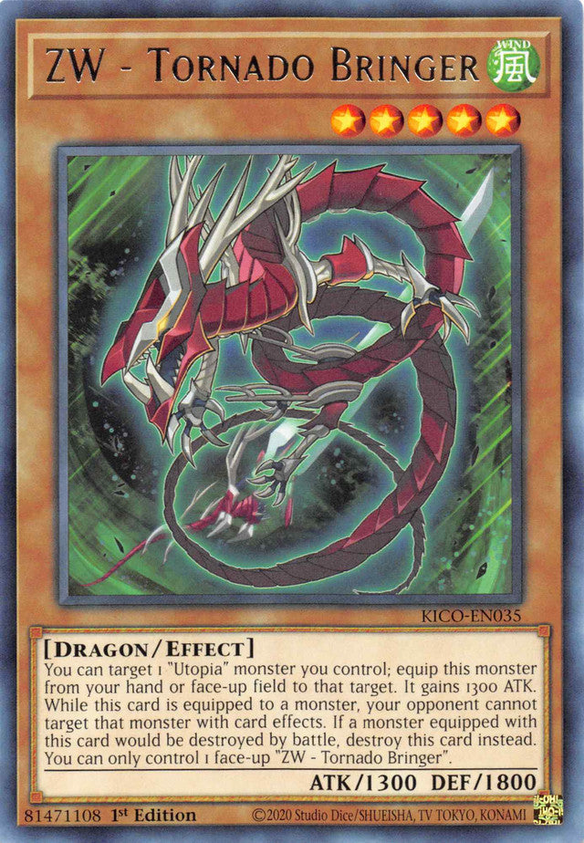 ZW - Tornado Bringer [KICO-EN035] Rare - Card Brawlers | Quebec | Canada | Yu-Gi-Oh!