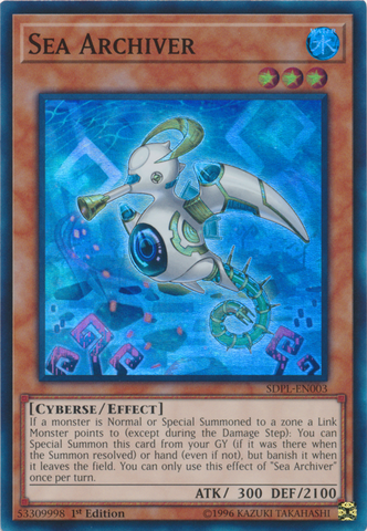 Sea Archiver [SDPL-EN003] Super Rare - Yu-Gi-Oh! - Card Brawlers | Quebec | Canada |