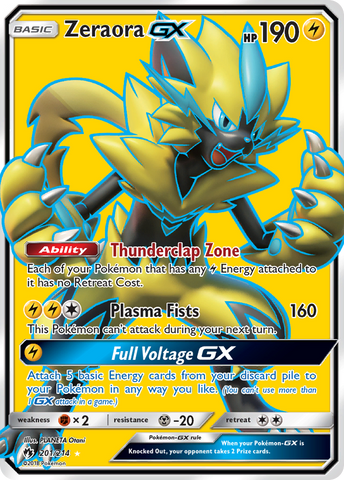 Zeraora GX (201/214) [Sun & Moon: Lost Thunder] - Card Brawlers | Quebec | Canada | Yu-Gi-Oh!