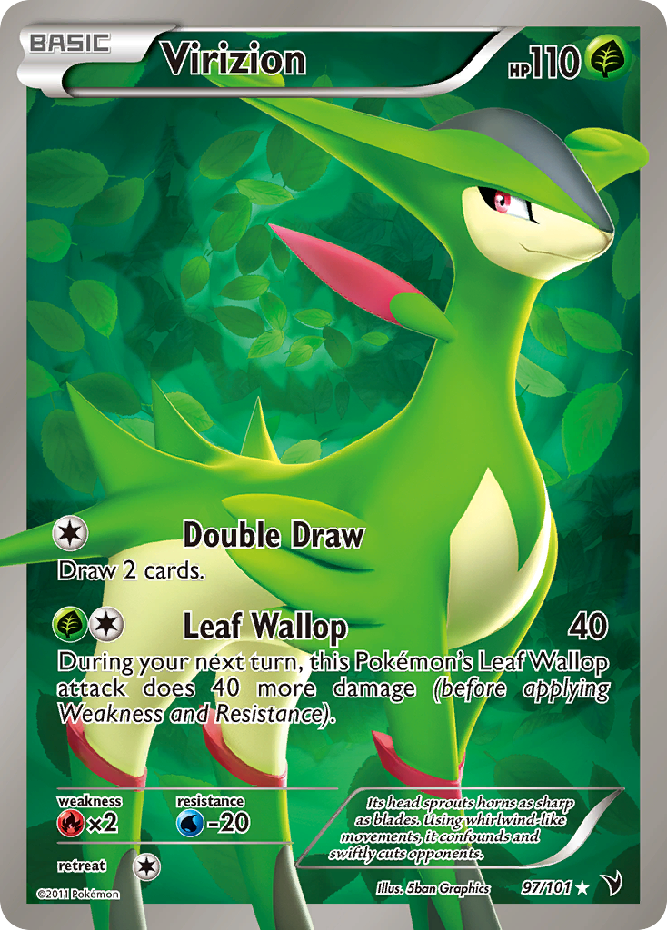 Virizion (97/101) [Black & White: Noble Victories] - Card Brawlers | Quebec | Canada | Yu-Gi-Oh!