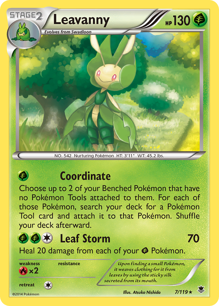 Leavanny (7/119) [XY: Phantom Forces] - Card Brawlers | Quebec | Canada | Yu-Gi-Oh!