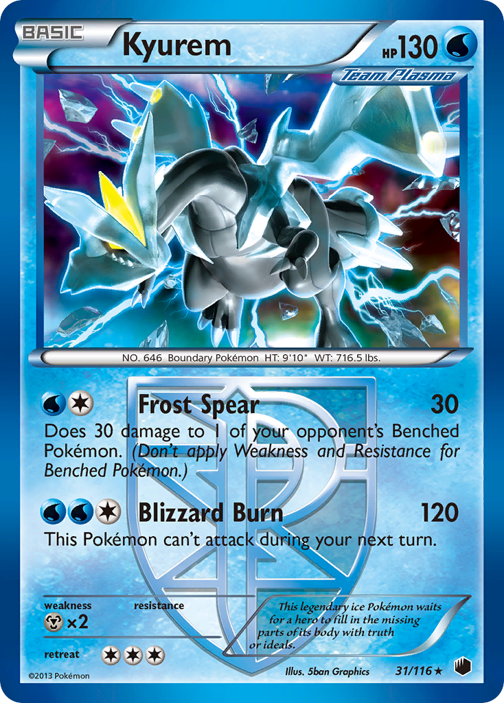 Kyurem (31/116) [Black & White: Plasma Freeze] - Card Brawlers | Quebec | Canada | Yu-Gi-Oh!