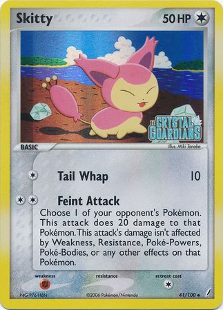 Skitty (41/100) (Stamped) [EX: Crystal Guardians] - Card Brawlers | Quebec | Canada | Yu-Gi-Oh!