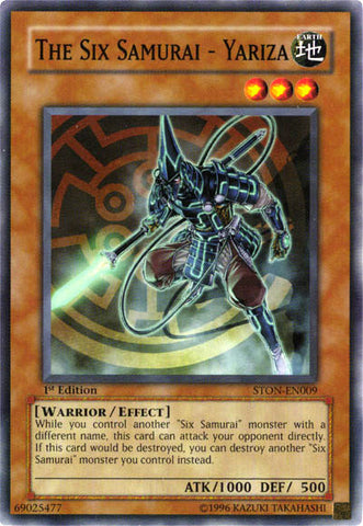 The Six Samurai - Yariza [STON-EN009] Common - Card Brawlers | Quebec | Canada | Yu-Gi-Oh!