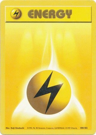 Lightning Energy (100/102) [Base Set Unlimited] - Card Brawlers | Quebec | Canada | Yu-Gi-Oh!