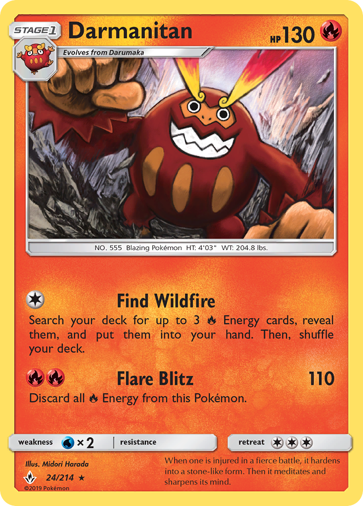 Darmanitan (24/214) [Sun & Moon: Unbroken Bonds] - Card Brawlers | Quebec | Canada | Yu-Gi-Oh!