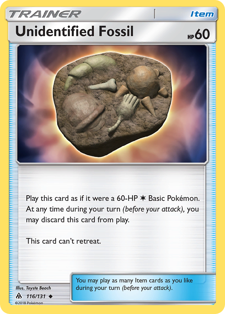 Unidentified Fossil (116/131) [Sun & Moon: Forbidden Light] - Card Brawlers | Quebec | Canada | Yu-Gi-Oh!