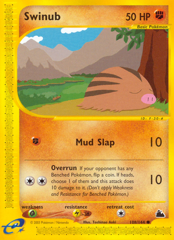 Swinub (108/144) [Skyridge] - Card Brawlers | Quebec | Canada | Yu-Gi-Oh!