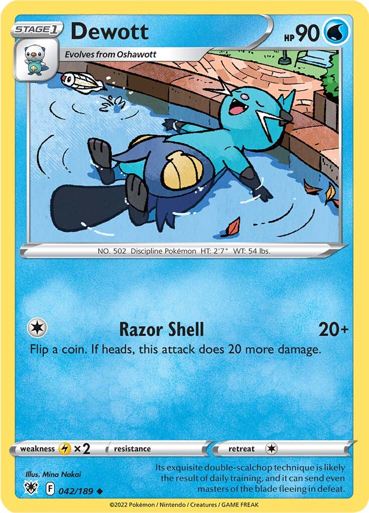 Dewott (042/189) [Sword & Shield: Astral Radiance] - Card Brawlers | Quebec | Canada | Yu-Gi-Oh!