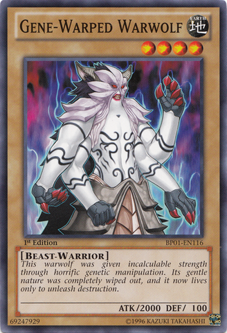 Gene-Warped Warwolf [BP01-EN116] Common - Card Brawlers | Quebec | Canada | Yu-Gi-Oh!