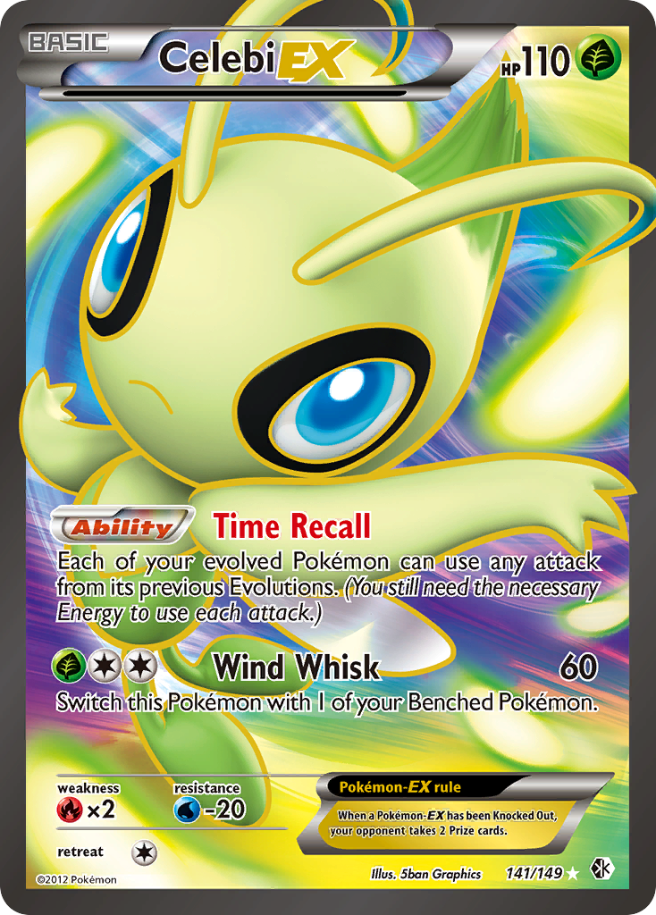 Celebi EX (141/149) [Black & White: Boundaries Crossed] - Card Brawlers | Quebec | Canada | Yu-Gi-Oh!