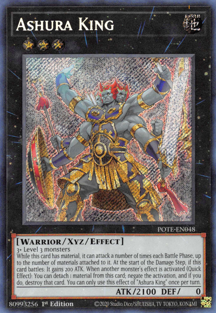 Ashura King [POTE-EN048] Secret Rare - Card Brawlers | Quebec | Canada | Yu-Gi-Oh!