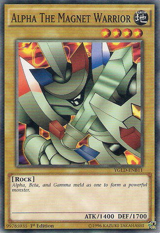 Alpha The Magnet Warrior [YGLD-ENB11] Common - Card Brawlers | Quebec | Canada | Yu-Gi-Oh!