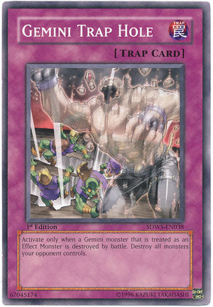 Gemini Trap Hole [SDWS-EN038] Common - Yu-Gi-Oh! - Card Brawlers | Quebec | Canada |