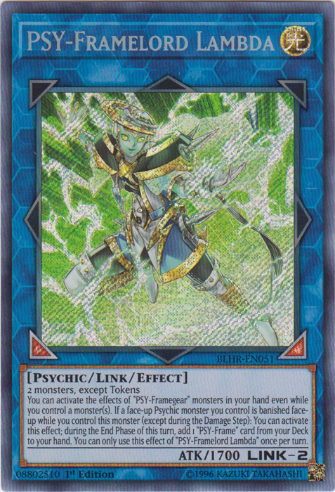 PSY-Framelord Lambda [BLHR-EN051] Secret Rare - Card Brawlers | Quebec | Canada | Yu-Gi-Oh!