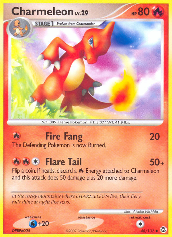 Charmeleon (46/132) [Diamond & Pearl: Secret Wonders] - Card Brawlers | Quebec | Canada | Yu-Gi-Oh!