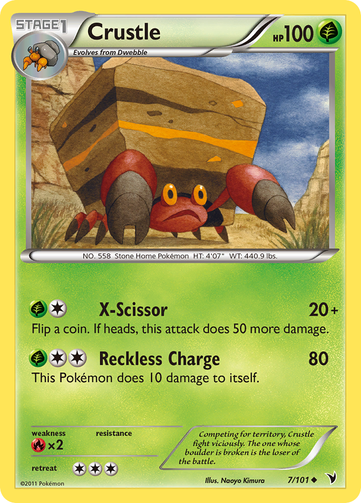 Crustle (7/101) [Black & White: Noble Victories] - Card Brawlers | Quebec | Canada | Yu-Gi-Oh!
