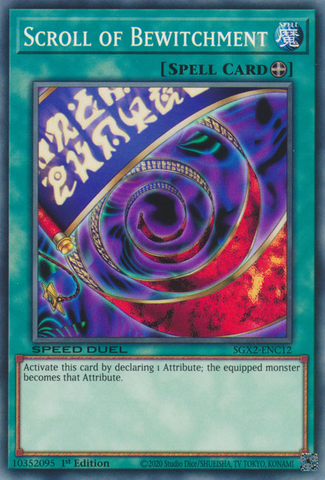 Scroll of Bewitchment [SGX2-ENC12] Common - Card Brawlers | Quebec | Canada | Yu-Gi-Oh!