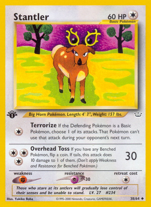 Stantler (38/64) [Neo Revelation 1st Edition] - Card Brawlers | Quebec | Canada | Yu-Gi-Oh!