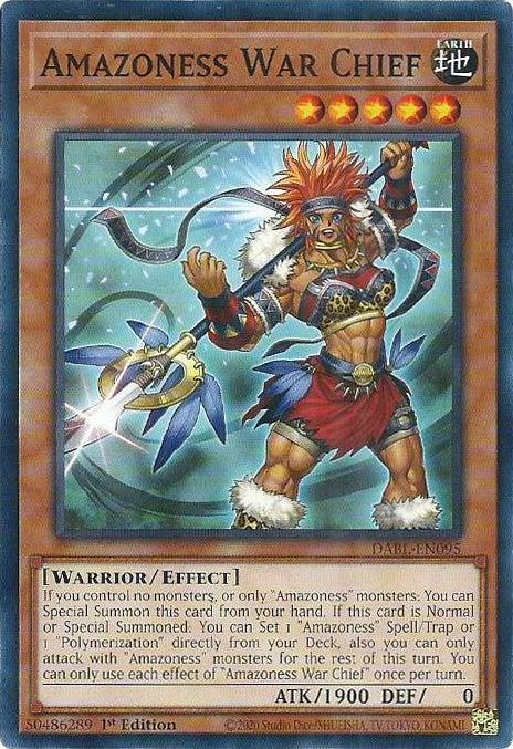 Amazoness War Chief [DABL-EN095] Common - Card Brawlers | Quebec | Canada | Yu-Gi-Oh!