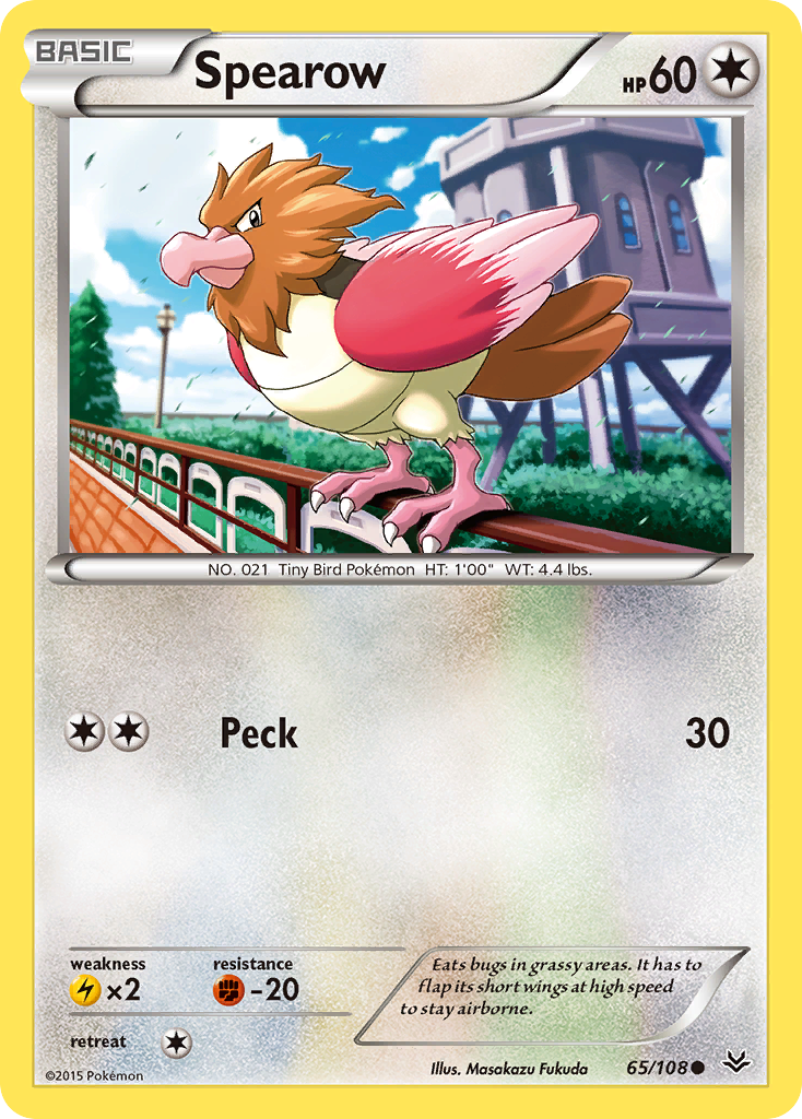 Spearow (65/108) [XY: Roaring Skies] - Card Brawlers | Quebec | Canada | Yu-Gi-Oh!