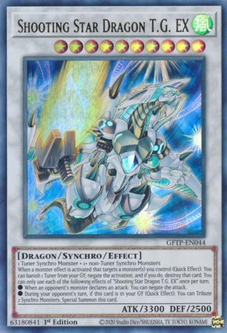 Shooting Star Dragon T.G. EX [GFTP-EN044] Ultra Rare - Card Brawlers | Quebec | Canada | Yu-Gi-Oh!