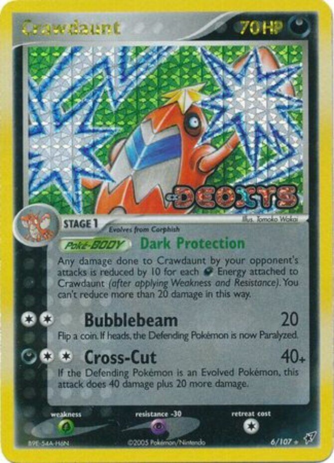 Crawdaunt (6/107) (Stamped) [EX: Deoxys] - Card Brawlers | Quebec | Canada | Yu-Gi-Oh!