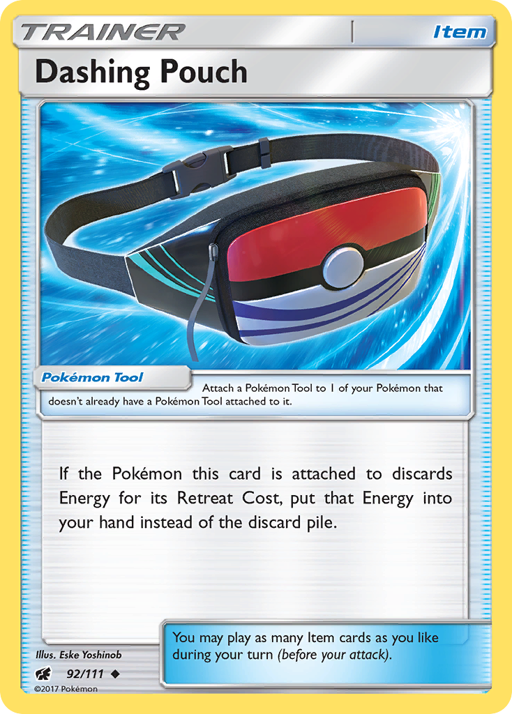 Dashing Pouch (92/111) [Sun & Moon: Crimson Invasion] - Card Brawlers | Quebec | Canada | Yu-Gi-Oh!