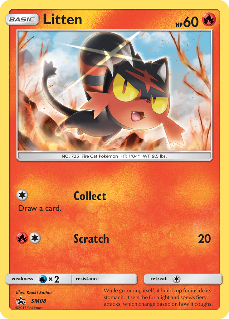Litten (SM08) [Sun & Moon: Black Star Promos] - Card Brawlers | Quebec | Canada | Yu-Gi-Oh!