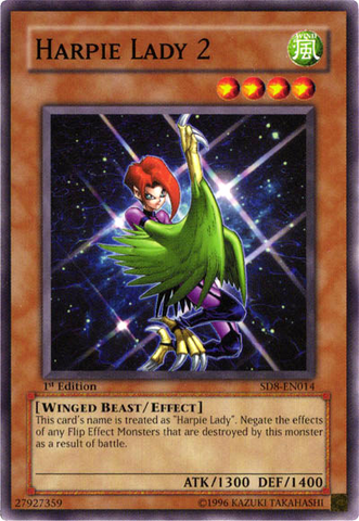 Harpie Lady 2 [SD8-EN014] Common - Card Brawlers | Quebec | Canada | Yu-Gi-Oh!