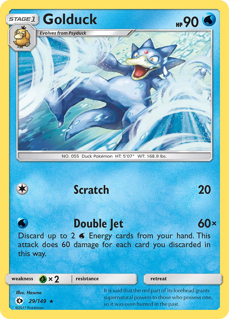 Golduck (29/149) [Sun & Moon: Base Set] - Card Brawlers | Quebec | Canada | Yu-Gi-Oh!