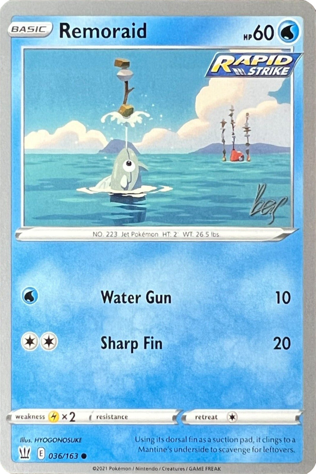 Remoraid (036/163) (Cheryl Again - Sebastian Lashmet) [World Championships 2022] - Card Brawlers | Quebec | Canada | Yu-Gi-Oh!