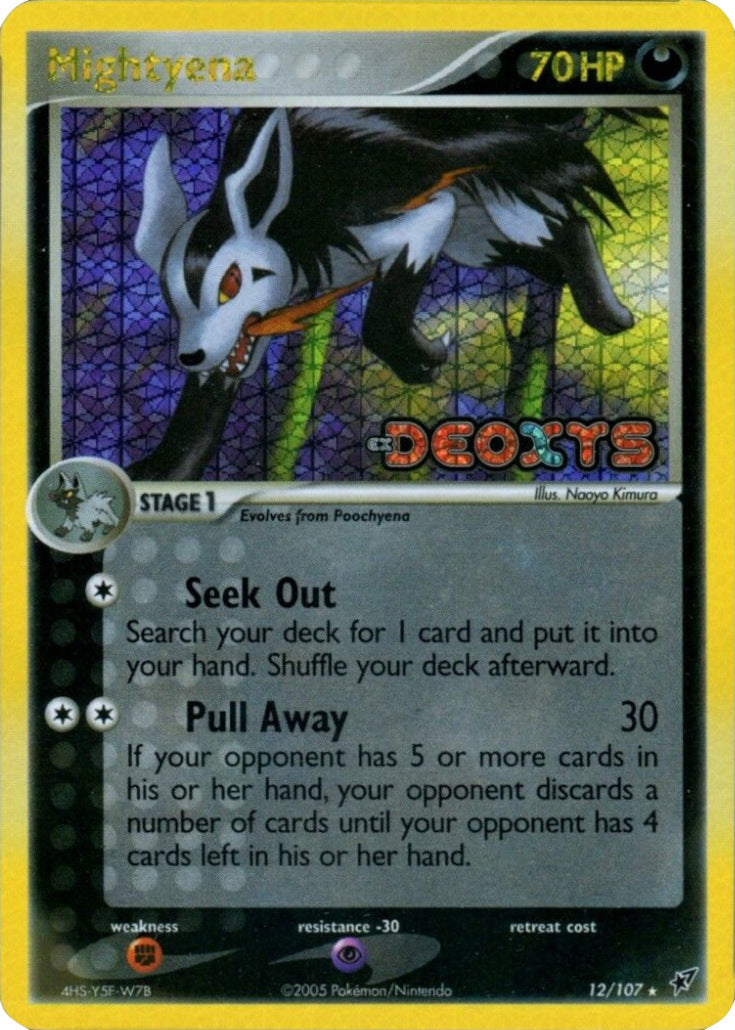 Mightyena (12/107) (Stamped) [EX: Deoxys] - Card Brawlers | Quebec | Canada | Yu-Gi-Oh!