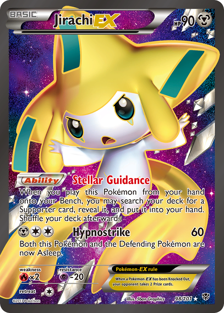 Jirachi EX (98/101) [Black & White: Plasma Blast] - Card Brawlers | Quebec | Canada | Yu-Gi-Oh!