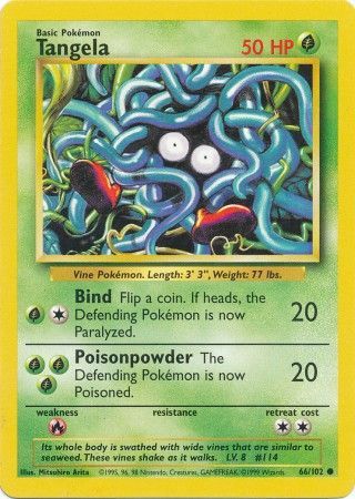 Tangela (66/102) [Base Set Unlimited] - Card Brawlers | Quebec | Canada | Yu-Gi-Oh!