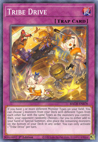 Tribe Drive [BACH-EN078] Common - Card Brawlers | Quebec | Canada | Yu-Gi-Oh!