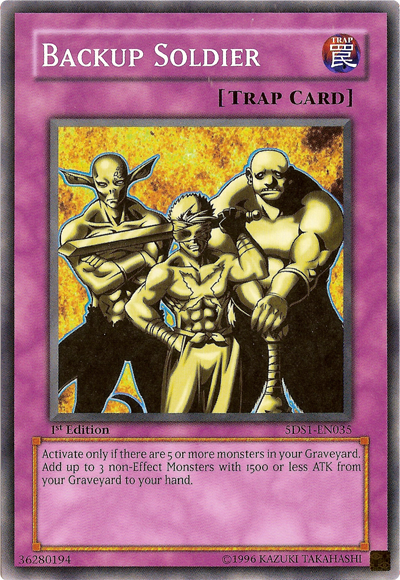 Backup Soldier [5DS1-EN035] Common - Card Brawlers | Quebec | Canada | Yu-Gi-Oh!