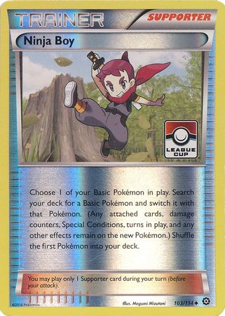 Ninja Boy (103/114) (League Promo) [XY: Steam Siege] - Card Brawlers | Quebec | Canada | Yu-Gi-Oh!