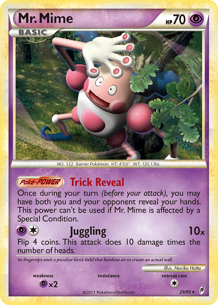 Mr. Mime (29/95) [HeartGold & SoulSilver: Call of Legends] - Card Brawlers | Quebec | Canada | Yu-Gi-Oh!